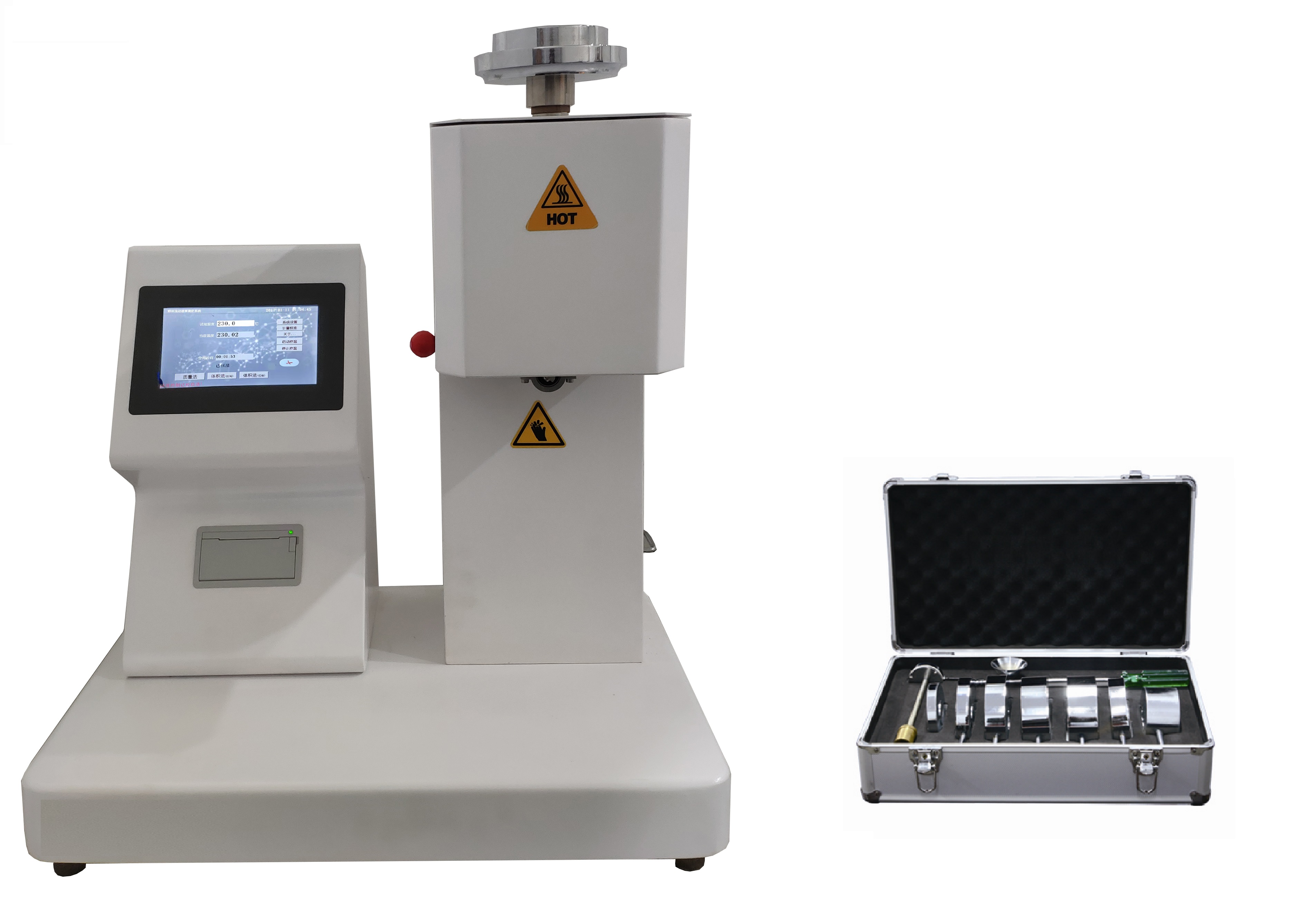 Plastomètre électronique d'extrusion pour laboratoire avec ISO